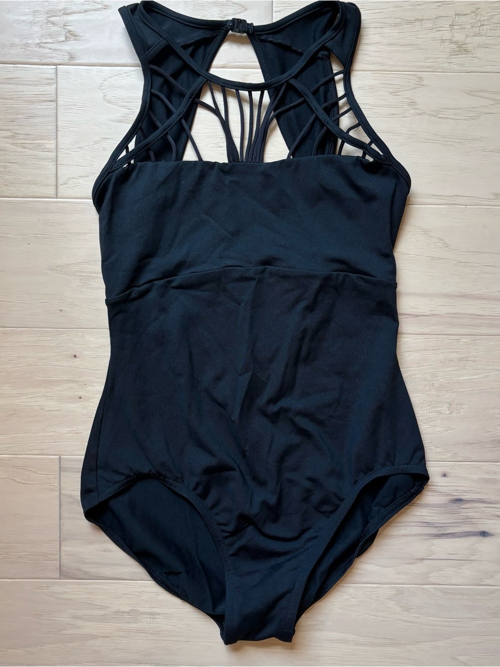 Bloch black strappy leotard